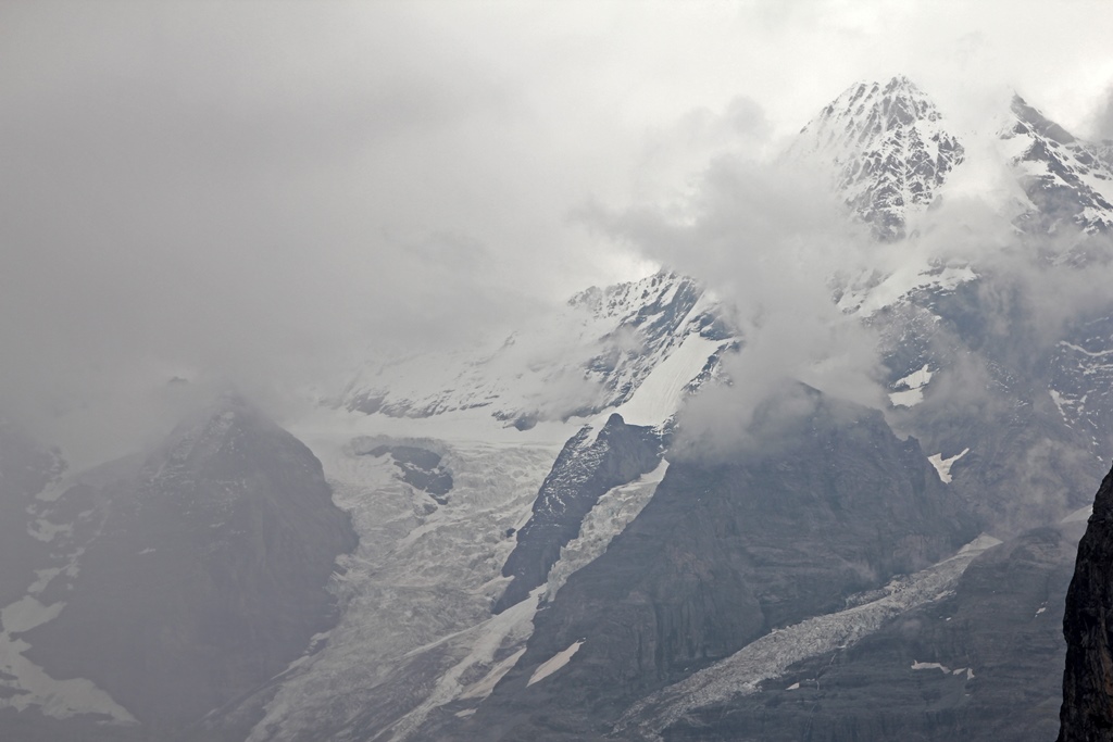Mönch and Eiger Glacier